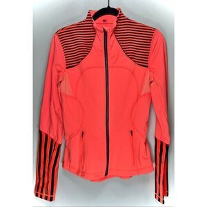 Lululemon Forme Jacket in flare orange size 6